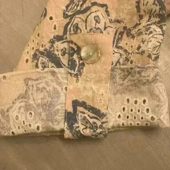 Women’s Ruby Rd size 10 Eyelet lace cuff Overshirt Jacket Exc Con - Picture 5 of 5